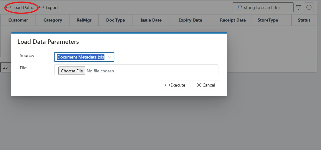 kyc checklist source dropdown menu