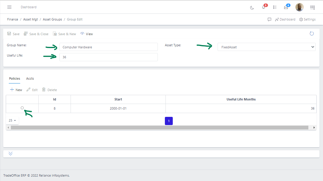 Fig 09b Editing Asset Groups