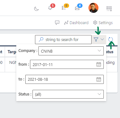 Fig 3 Searching Currency Swaps
