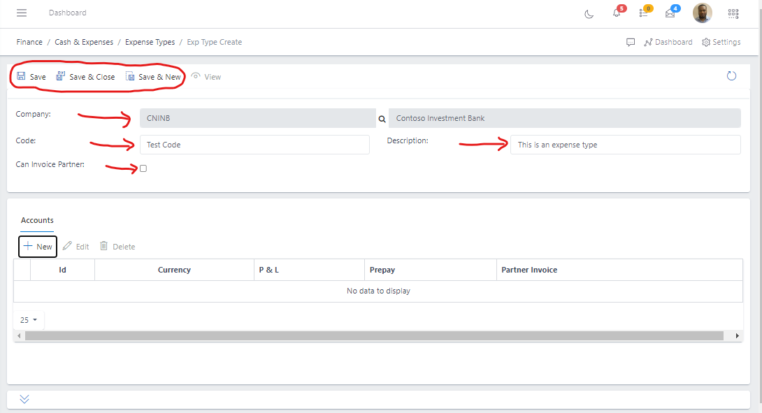 Fig 3.1 Saving Expense Types