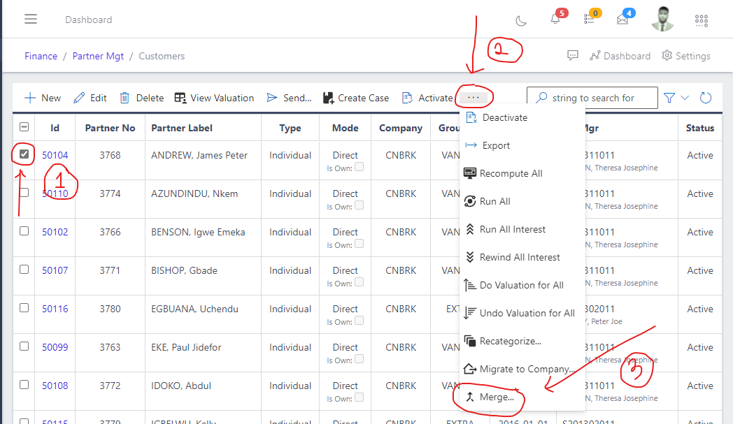 Image showing elipse icon for extra menus
