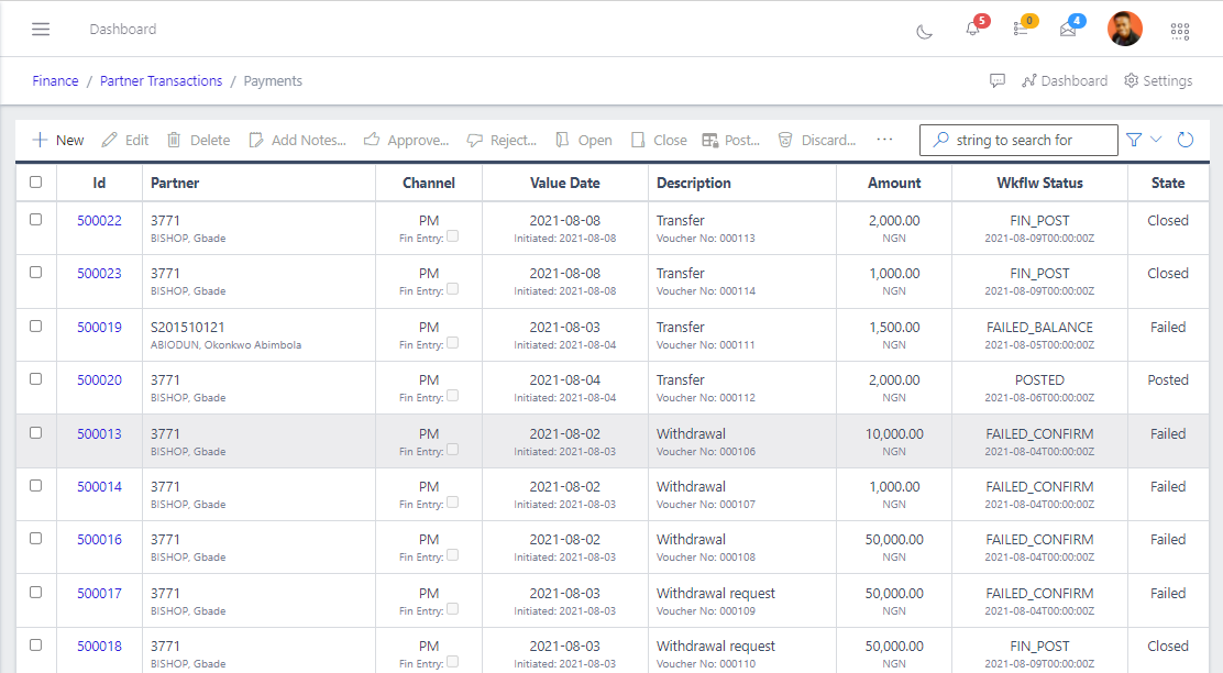 Fig 2 Listing Payment
