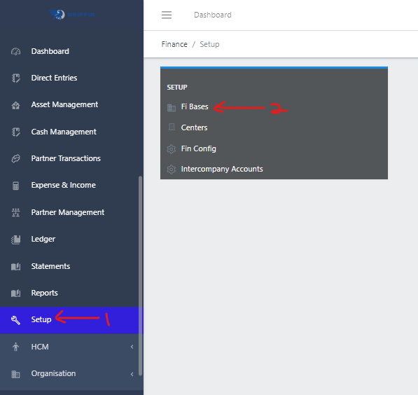 Image showing Navigation to Fi Bases