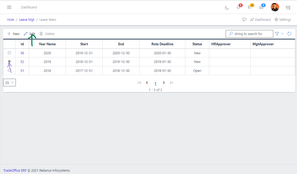 Fig 5 Edting Leave Years