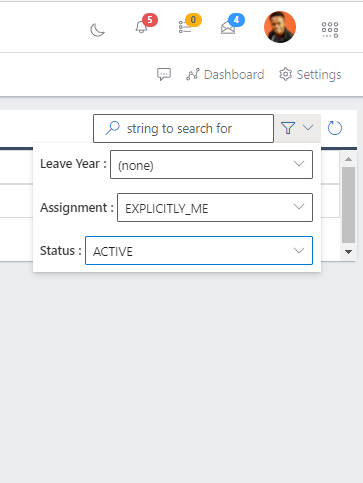 Fig 2 Searching Rota Submissions-before