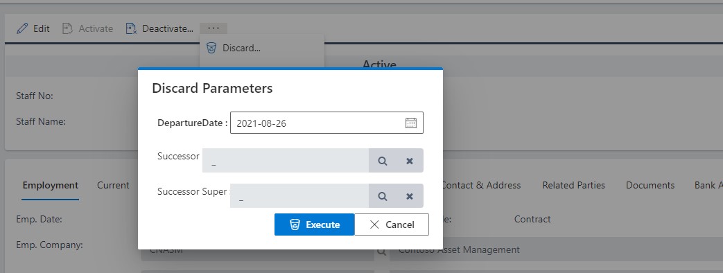 image discarding the staff parameter