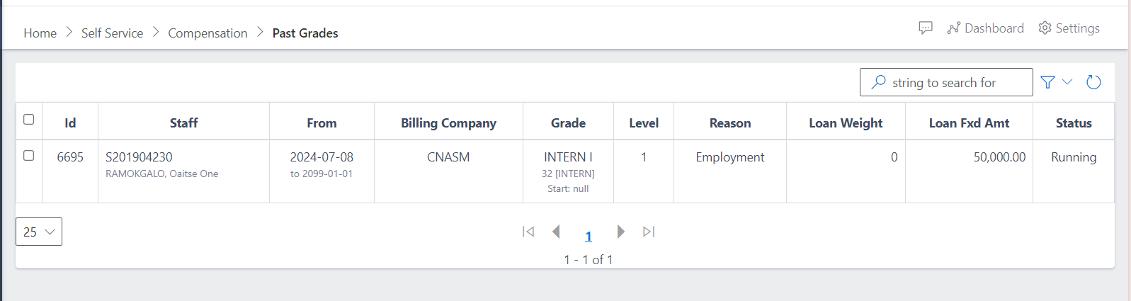 Fig 1 Scheme Enrollment View