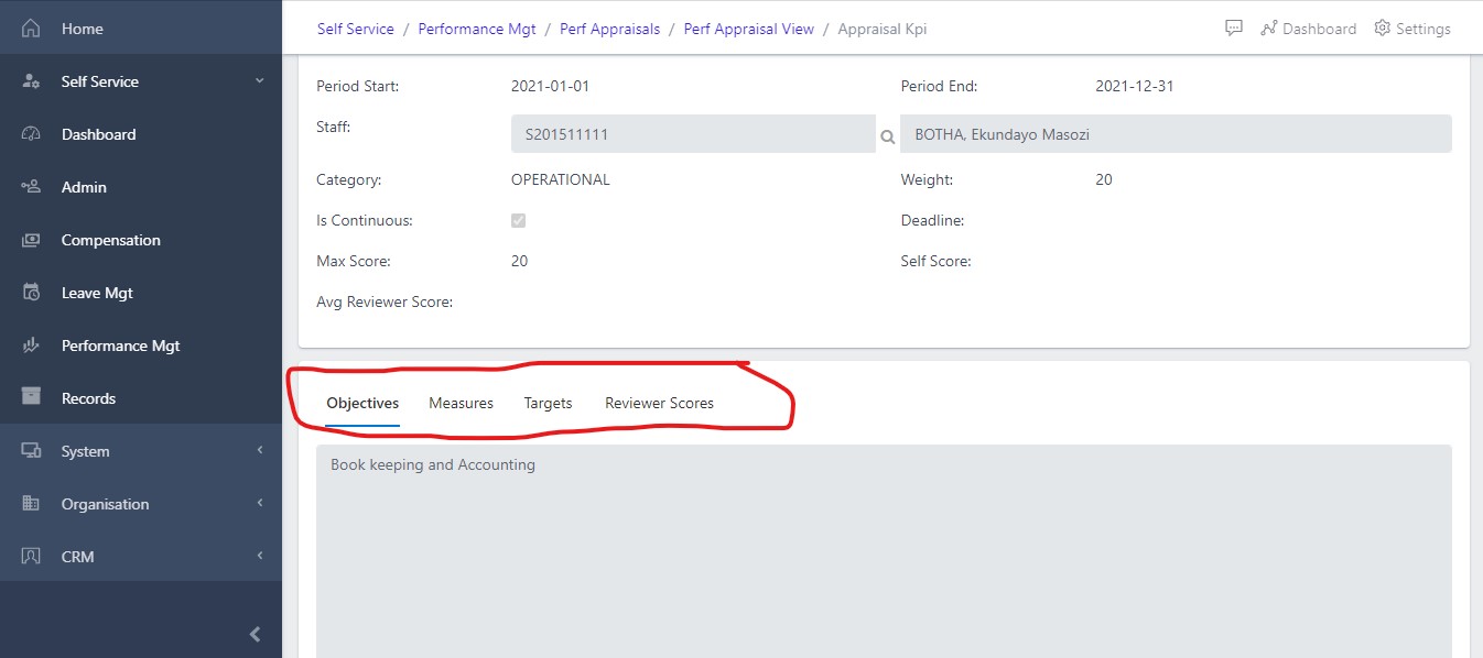 image Showing the reviewer’s score