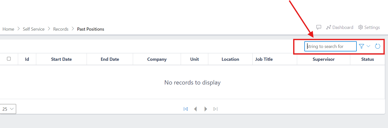 Fig 1 Past Positions View